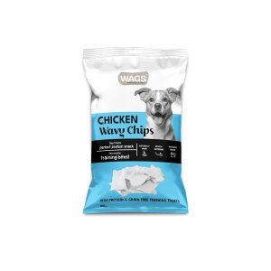 Wags Wavy Chip Training Treats with Chicken for Adult Dogs 200gm