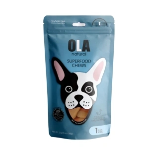 Ola Superfood Large Chew Bone Dog Treats with Chicken & Sweet Potato 100gr