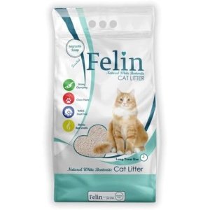 Felin White Bentonite Clumping Cat Litter Marseille Soap Scent 20L