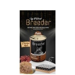 Breeder Wet Food with Chicken Liver for Adult Cats 400g