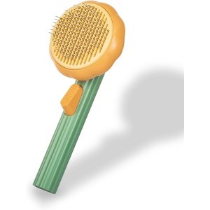 Orange Pumpkin Pet Brush