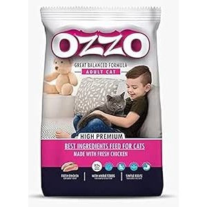 Ozzo Dry Food with Chicken for Sensitive Adult Cats 1kg