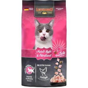 Leonardo Dry Food with Poultry for Light Adult & Sterilized Cats 300g