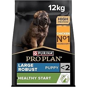 Purina Pro Plan Healthy Start Dry Food with Chicken for Robust Large Breed Puppies (Up to 2 Years) 12kg
