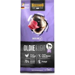 Belcando Baseline Oldie & Light [1 kg] Dry Food for Dogs | for Adult Dogs with Low Activity Levels or Older Dogs