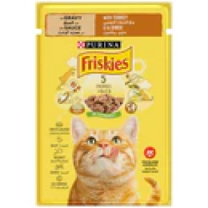 Purina Friskies Wet Cat Food with Turkey in Gravy 85GR