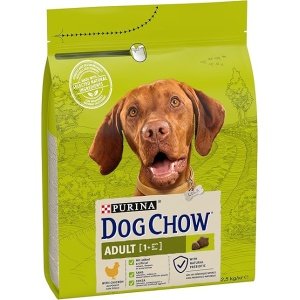 Purina Dog Chow Dry Food with Chicken for Adult Dogs (1+ Years)2.5kg