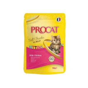 Procat Wet Food Chunks with Chicken in Jelly for Kittens (Up to 12 Months) 100g