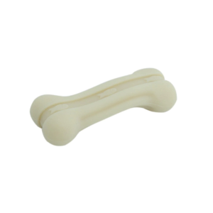 Pet White Bone Shaped Glow in the Dark Dog Chew Toy