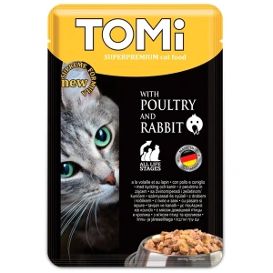 Tomi Wet Cat Food with Poultry & Rabbit 100g
