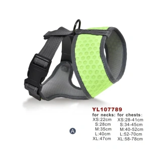 Naomi Small Black & Green Dog Harness