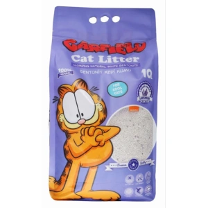 Garfield White Bentonite Clumping Cat Litter Lavender Scent 10L