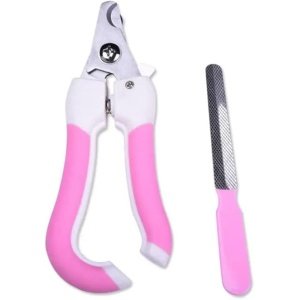 Hello Mickey Pink & White Pet Nail Clipper with Filer