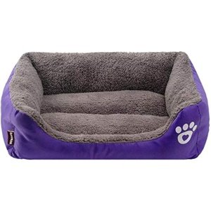 Patiilala Brown & Purple Pet Cushion (60x60x10cm)