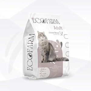 Ecofarm Dry Food with Chicken for Adult Cats 10kg