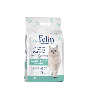 Felin Strong Clumping Cat Litter Marseille Soap Scent 10L