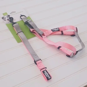 Nunbell Medium Gray & Pink Dog Harness