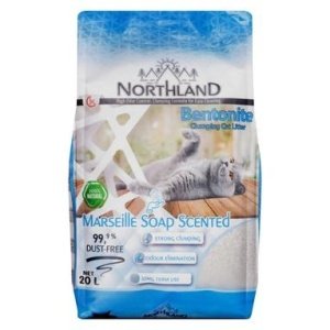 North Land Bentonite Clumping Cat Litter Marseille Soap Scent 20l