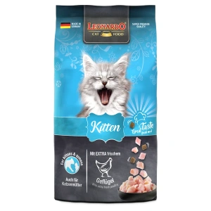Leonardo Dry Food with Poultry for for Kittens Pregnant & Nursing Cats (0-12 Months) 1.8k