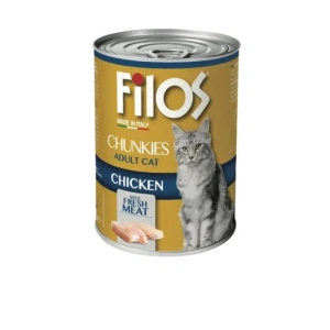 Filos Wet Food with Fresh Chicken for Adult Cats 400gr