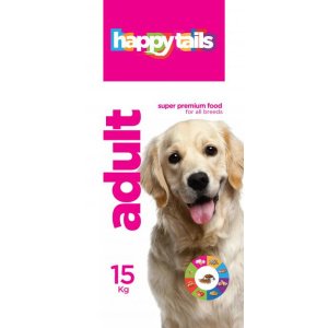 Happy Tails Dry Food for Adult Dogs 15kg
