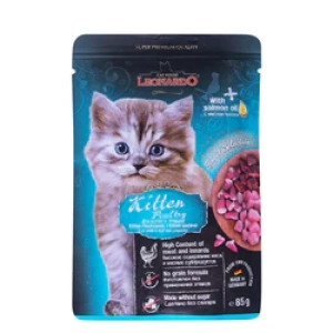 Leonardo Wet Food with kitten poultery & Eggs 85 gr
