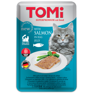 TOMI   salmon & egg 100g
